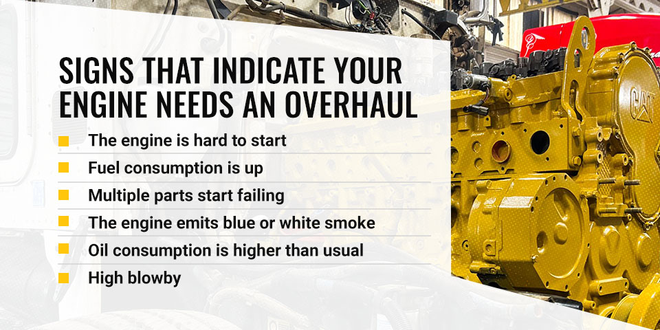 signs that indicate your engine needs an overhaul